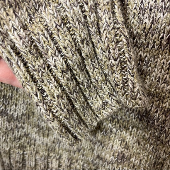 David Brooks Zip-Up Sweater in Beige Size Medium - Picture 3 of 10